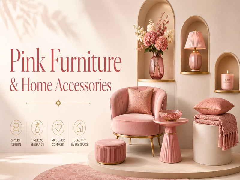 Pink Furniture and Home Accessories