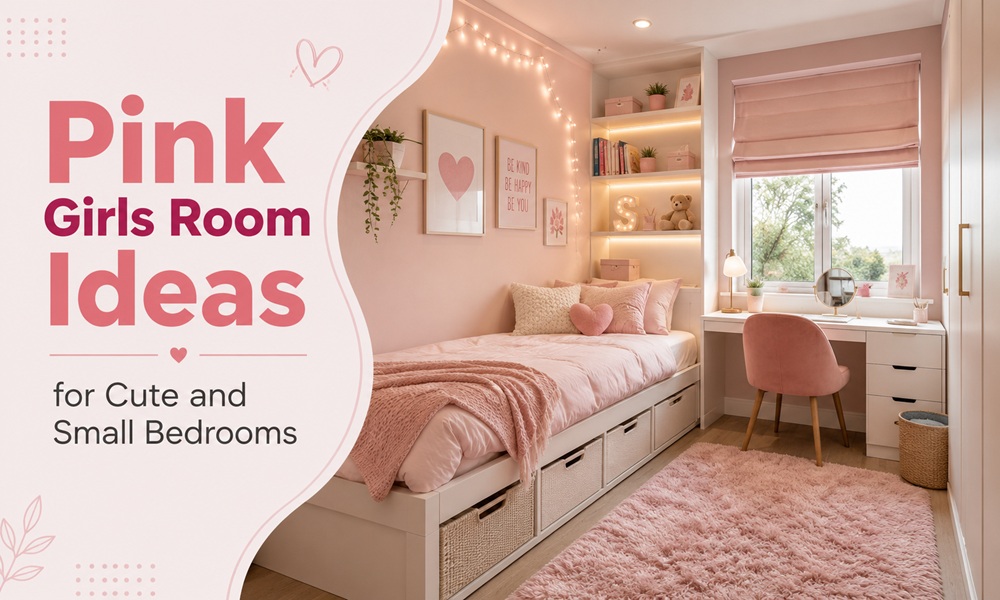 Pink Girls Room Ideas for Cute and Small Bedrooms