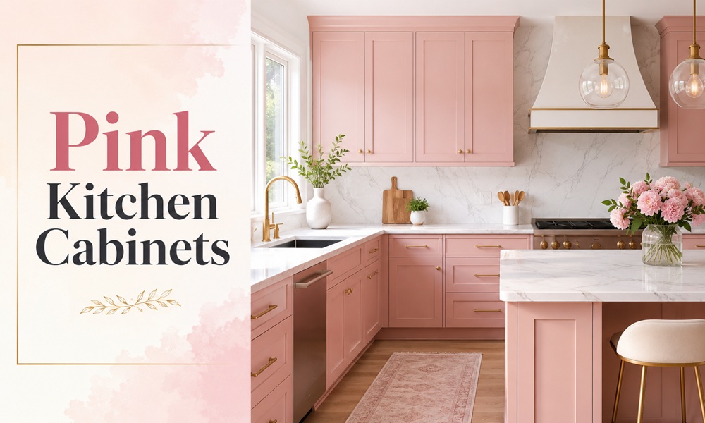 Pink Kitchen Cabinets
