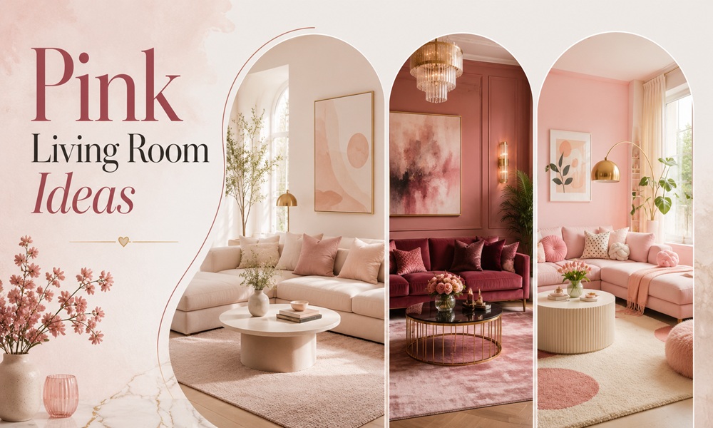 Pink Living Room Ideas for Cute, Modern and Luxury Homes