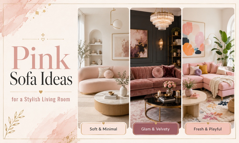 Pink Sofa Ideas for a Stylish Living Room