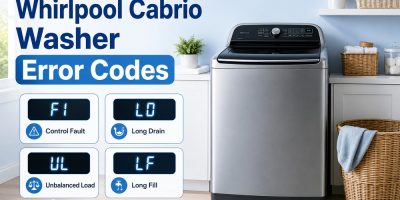 whirlpool cabrio washer error codes